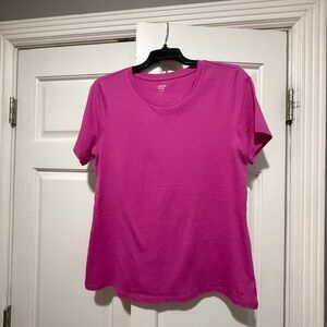 Crown & Ivy Pink Short Sleeve T-Shirt